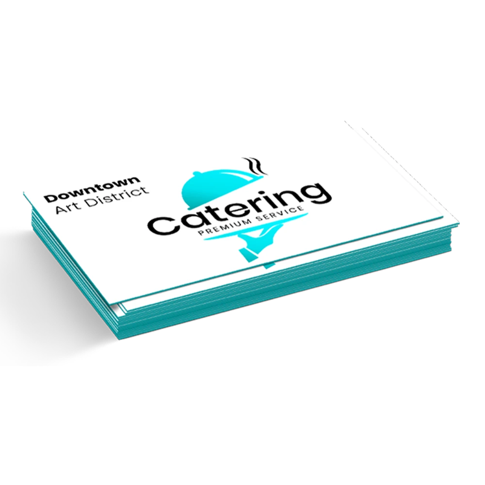 Painted-edge business cards product example